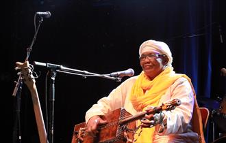 Person playing instrument