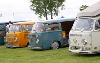 old fashioned VW cars