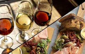 food and wine selection