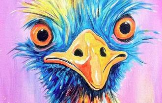 Paint an Emu at Pitcher & Piano with The Paint Club event Image 
