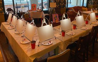 Painting party at The Alchemist