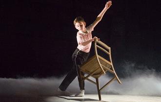 boy dancing on stage