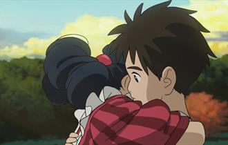 Artwork from the movie the boy and the heron