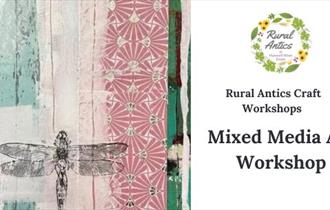 Graphic for the Mixed Media Art Workshop