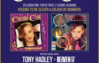 Graphic of the event including old Culture Club record sleeves