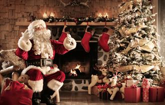 Santa's Grotto at Rufford Abbey
