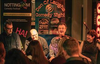A Political Brunch, current affairs comedy panel show at Nottingham Comedy Festival

