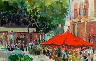 Impressionistic Painting in Acrylics