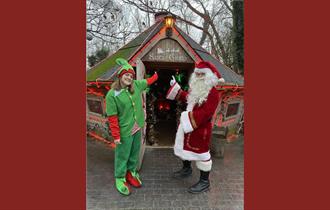 Meet Santa in his Woodland Grotto
