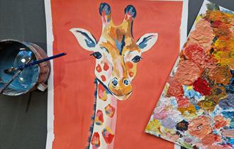 Giraffe Painting Class