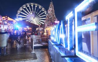 Ice Skating at Winter Wonderland
