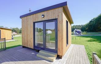Geodome and Bothy Pods at Sherwood Pines Camping