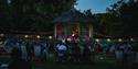 Arboretum Bandstand at night