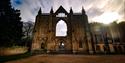 Newstead abbey at dusk