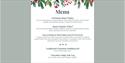 Christmas Lunch Menu at Rufford Abbey
