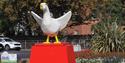 Nottingham's Goosey back on her plinth