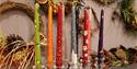 Christmas Candle Painting - Craft of the month December 2024 at Debbie Bryan
