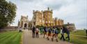 Belvoir Castle with schooldchildren