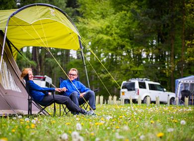 Sherwood Pines Camping in the Forest Site | Nottinghamshire