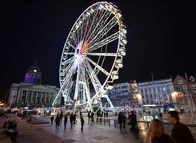Christmas in Nottingham - The Wheel of Nottingham