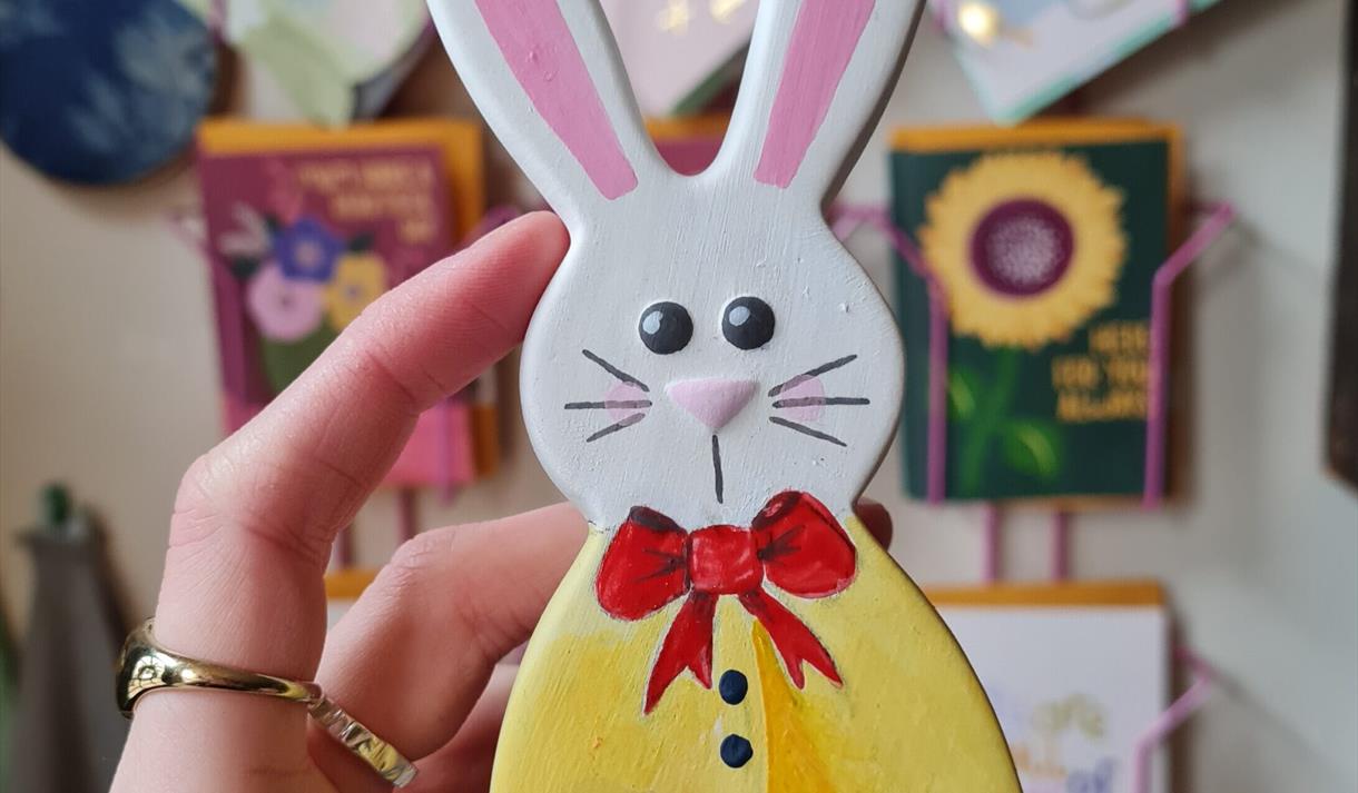Easter Bunny Ceramic Painting