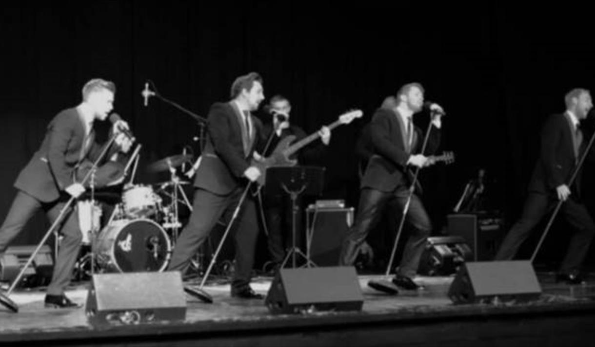 Jersey Boys tribute at Conkers Derbyshire