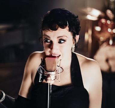 Photo of a jazz singer.