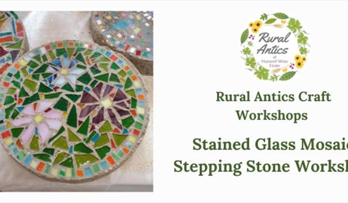 Stained Glass Mosaic Stepping Stone Workshop