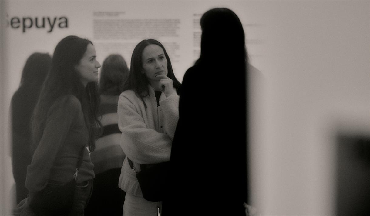 Wednesday Walkthrough: Dora Budor, people in the contemporary gallery