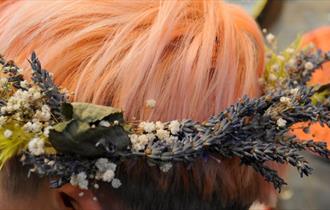 Dried Flower Festival Headdress Crafternoon