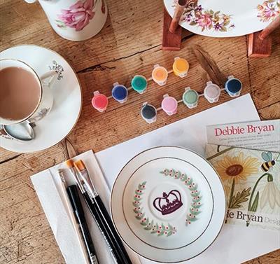 Jubilee Crafternoon: Plate Painting