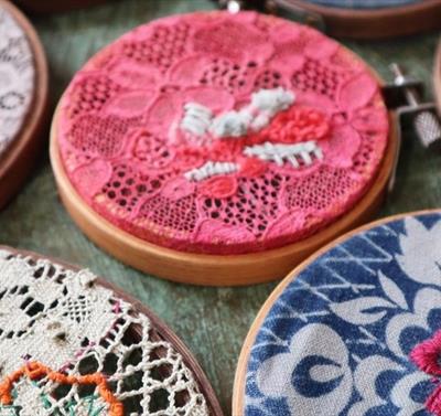 Craft of the Month: Nottingham Lace Embroidery