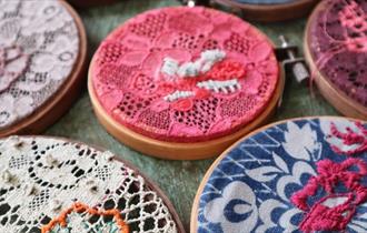Craft of the Month: Nottingham Lace Embroidery