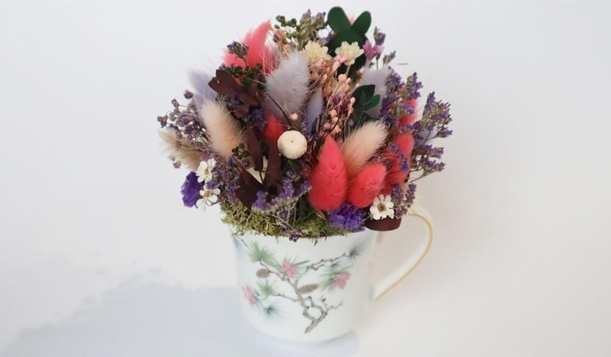Mother's Day: Teacup Floristry Crafternoon with Afternoon Tea
