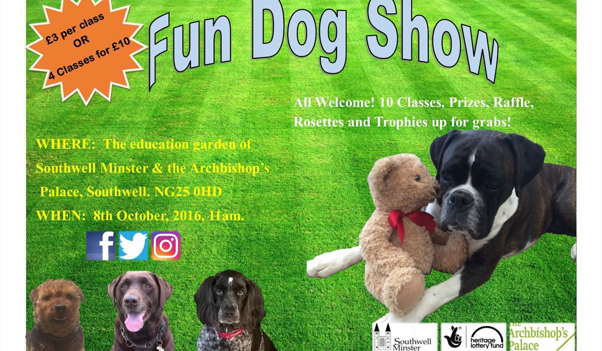 Fun Dog Show at Southwell Minster & the Archbishop's Palace