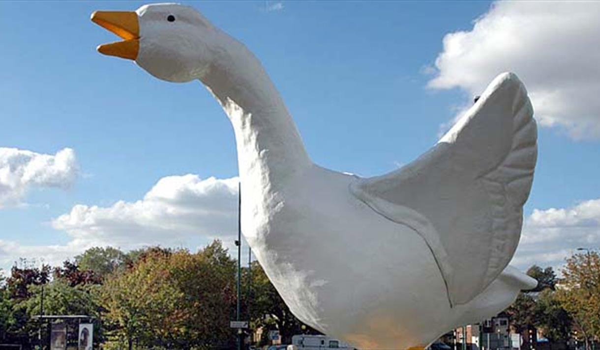 Goosey, the Goose Fair goose | Visit Nottinghamshire | Image by Alan Lodge