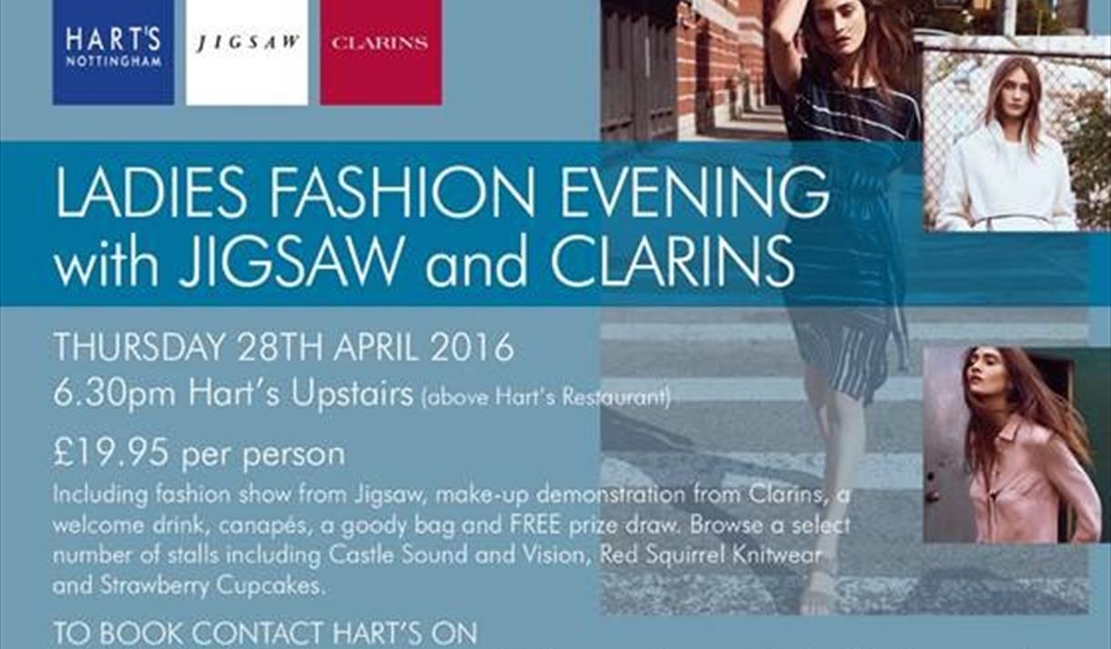 Ladies Fashion Evening with Jigsaw and Clarins