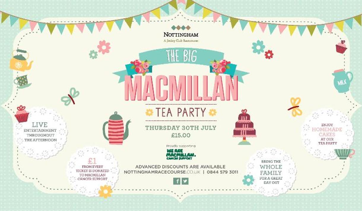 The Big Macmillan Tea Party at Nottingham Racecourse