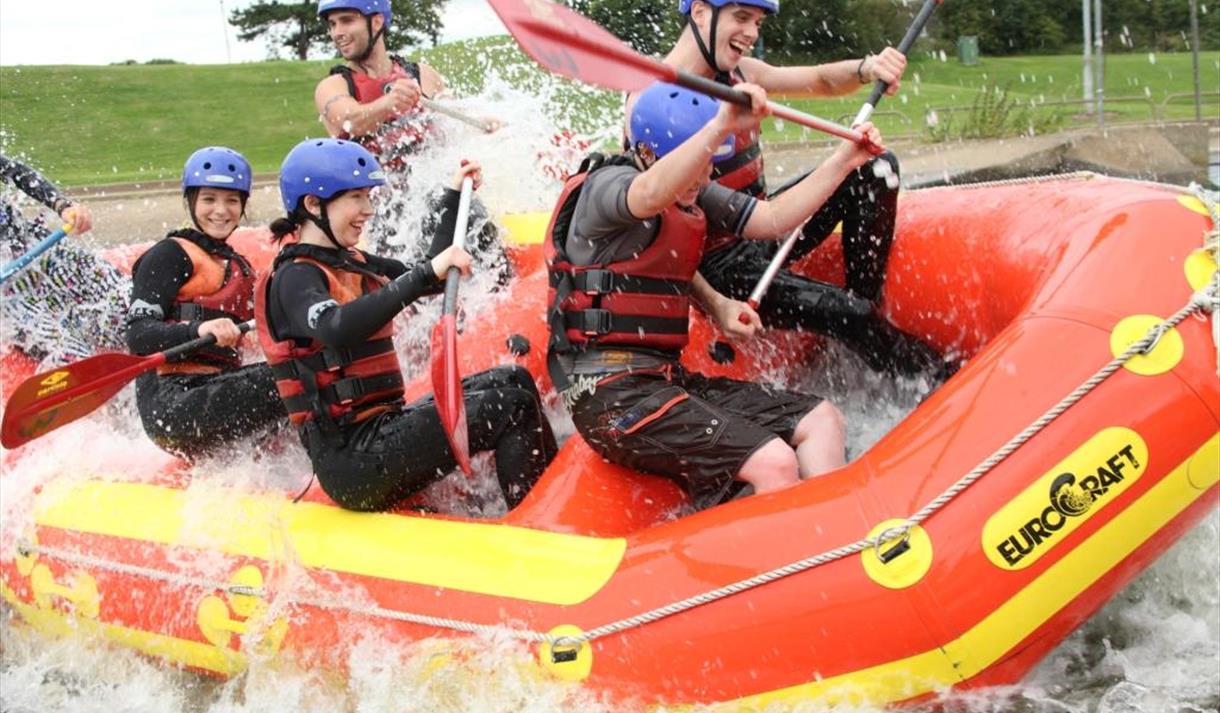 National Water Sports Centre white water rafting