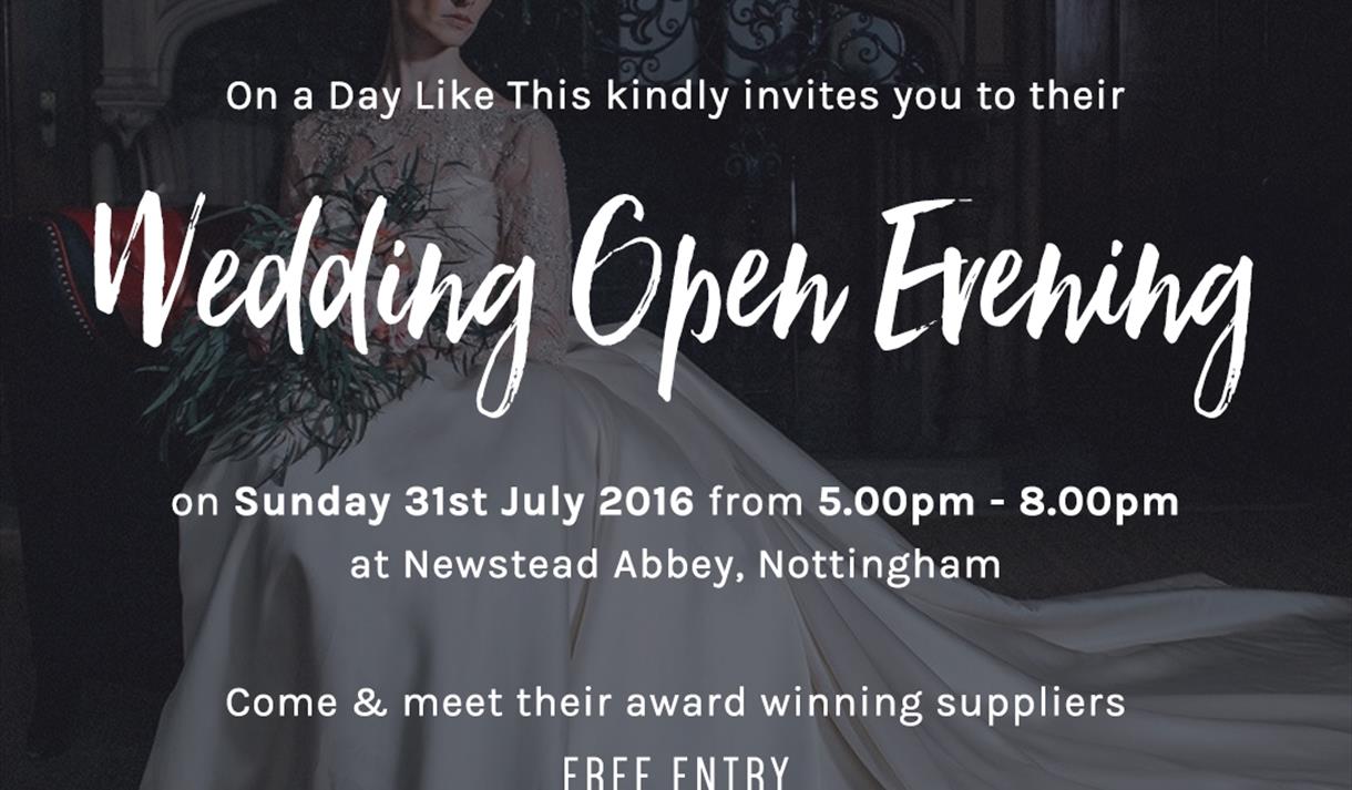 Newstead Abbey Wedding Open Evening
