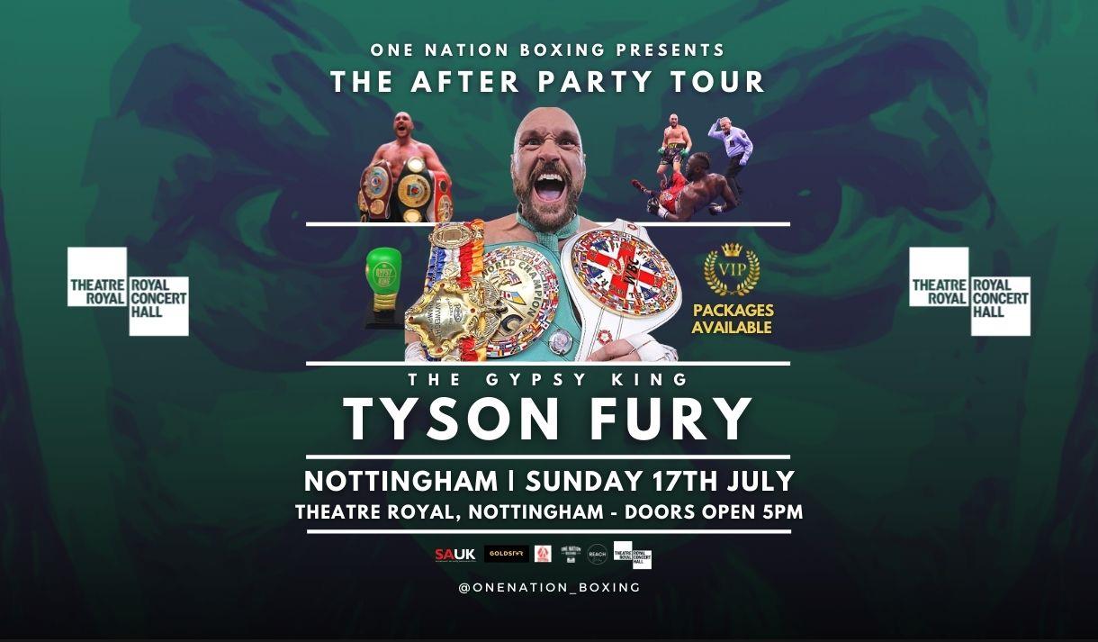 Tyson Fury 'The After Party Tour' - An Evening With The Gypsy King