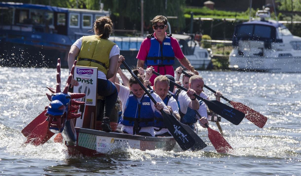Dragon Boat Challenge, Riverside Festival, Nottingham
