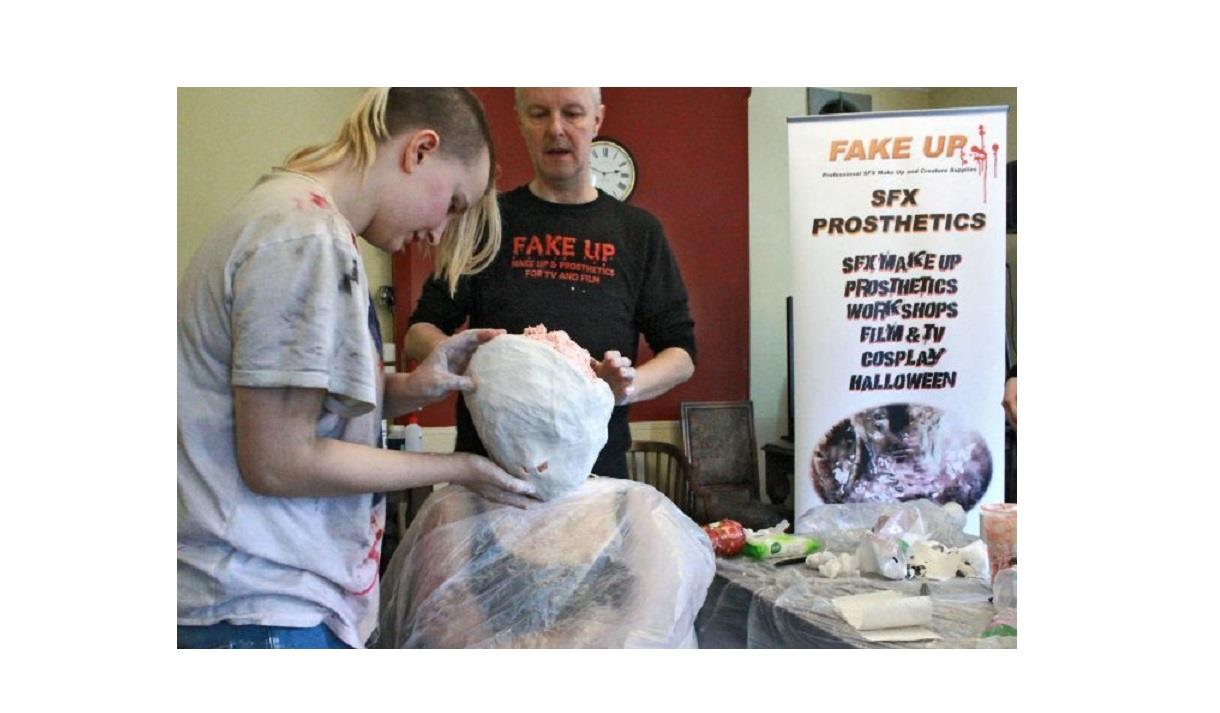 Prosthetic Workshop with Fake Up at The Malt Cross