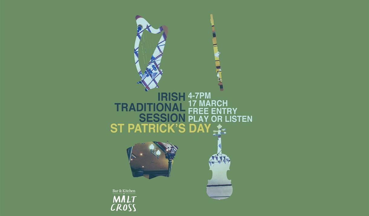 St Patrick's Day Irish Trad Session at The Malt Cross