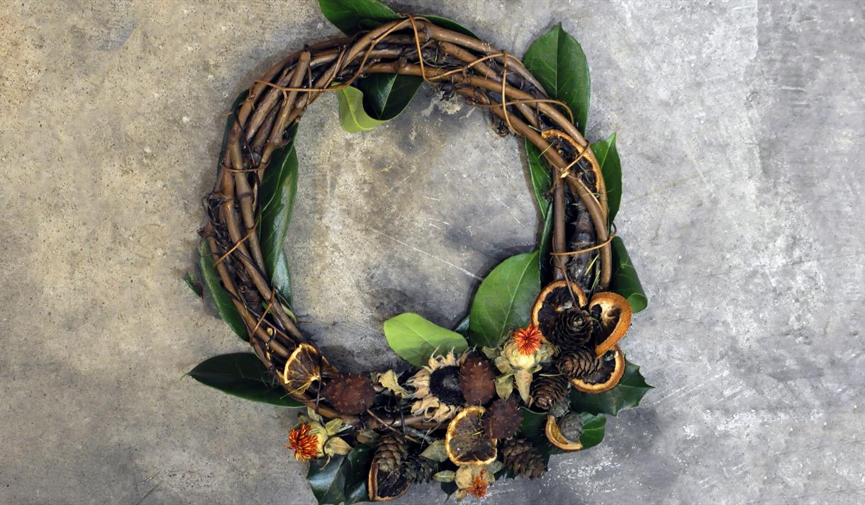 learn from Debbie Bryan during this wreath making creative class