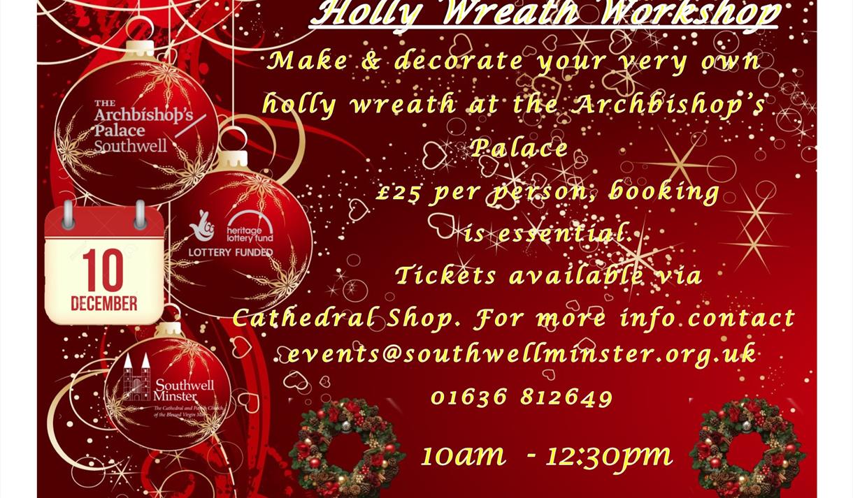 Holly Wreath Workshop