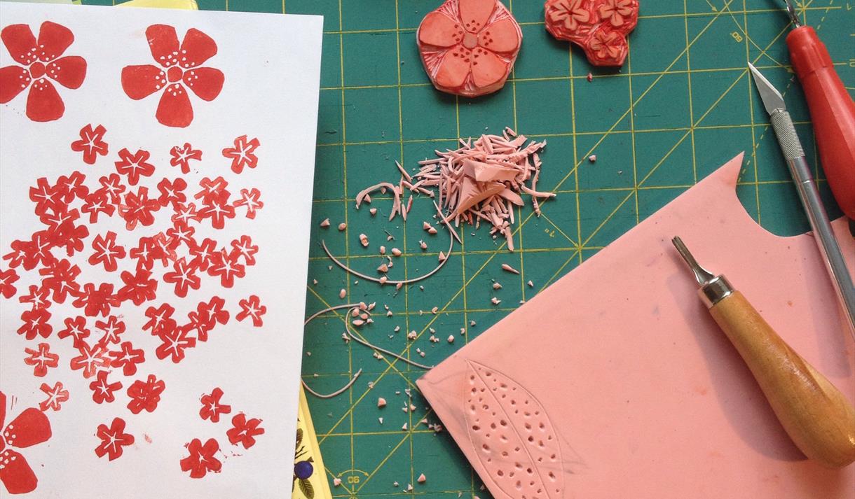 Block Printing Workshop with Anna from Frabritzia 