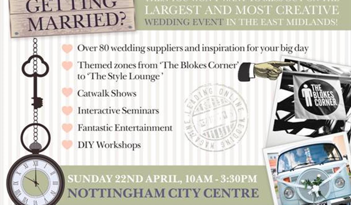 Wedding Event with a Difference – THE place for East Midlands Brides