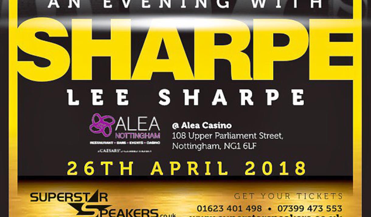 An Evening with Lee Sharpe, Nottingham