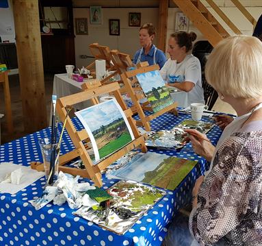 Oil Painting for Beginners at Hanwell Wine Estate | Visit Nottinghamshire